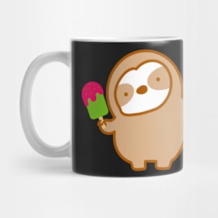 Cute Watermelon Popsicle Sloth Mug